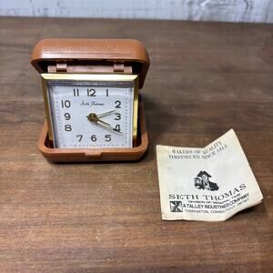 Vintage Seth Thomas Travel Alarm Clock
